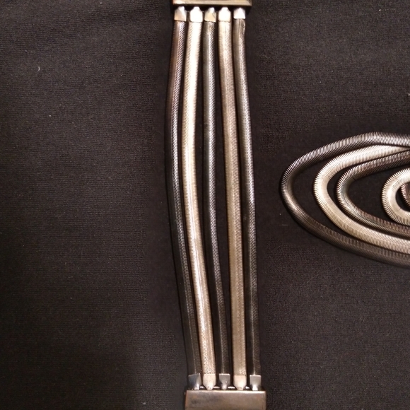 90s vintage snake necklace and bracelet - Picture 3 of 4